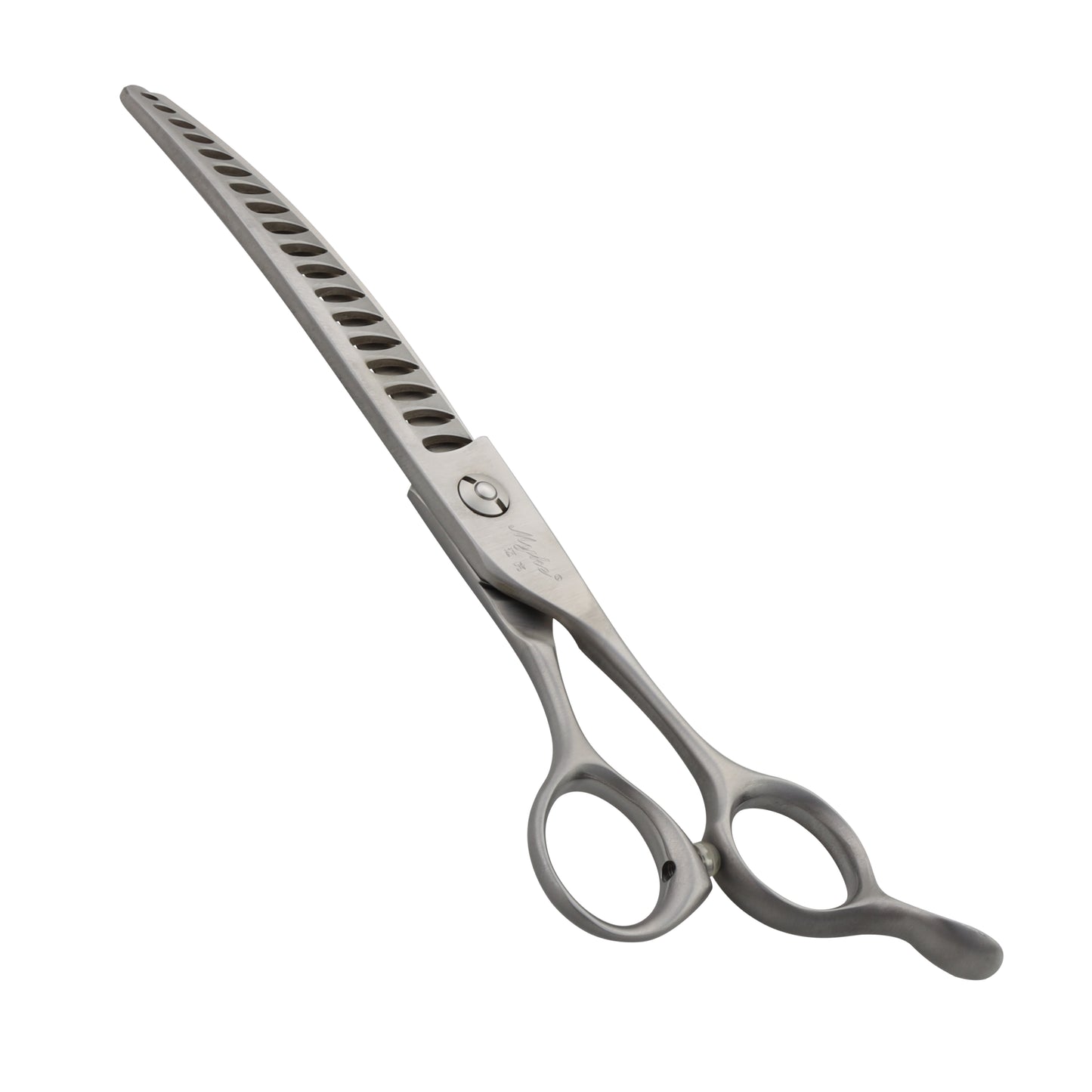 105-7018Q Professional Pet Grooming curve thinning Scissors 7 Inch 18T about=40-45%