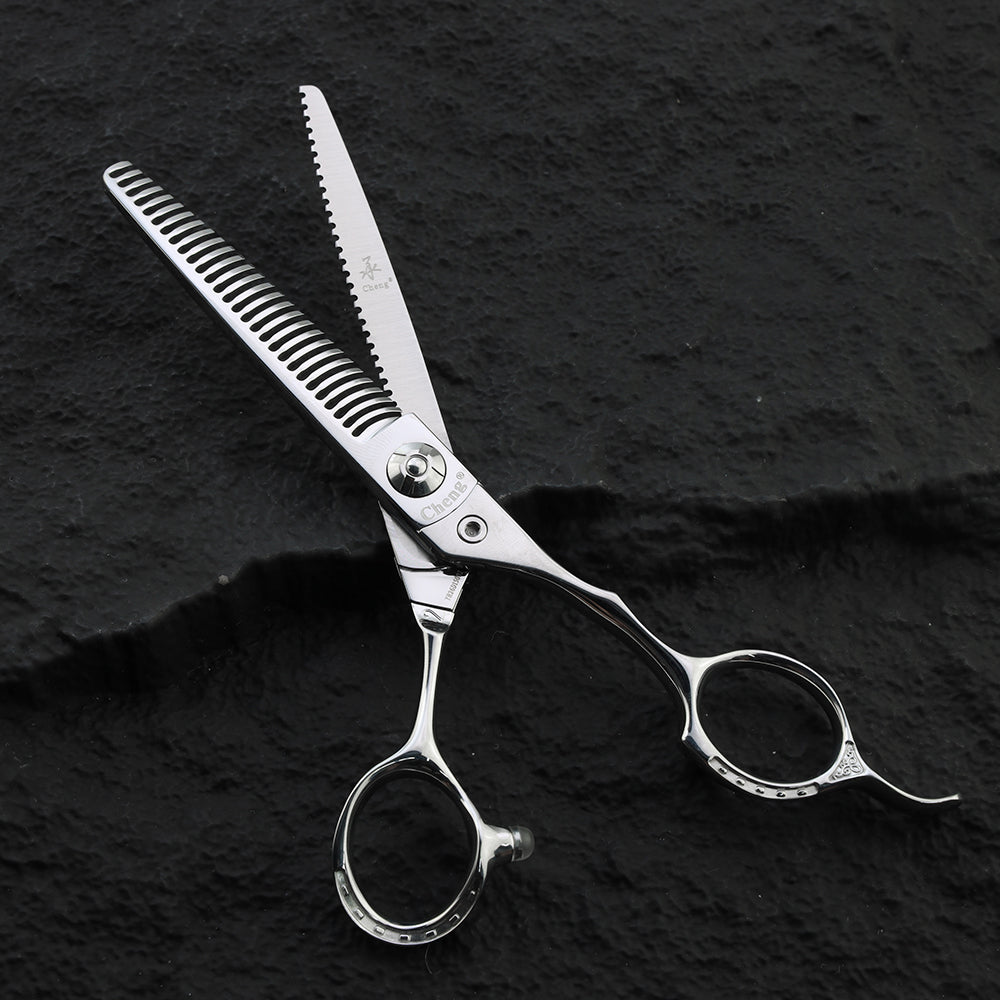 Cheng A45 Professional Hair Thinning Scissors for Blending and Texturizing High quality Japanese steel Kingo Line