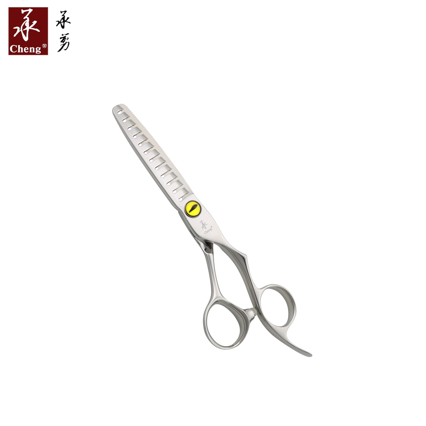 The Spiritual Eye Line of Cheng Scissors A37-612DT 6.0inch 3D Tooth Chunker Shears High Cobalt Professional Hair Thinning Scissors