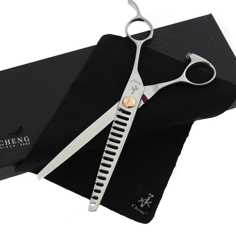 BF-7016D Professional Pet Grooming Thinning Scissors 7.0 Inch 16T about=50-55%
