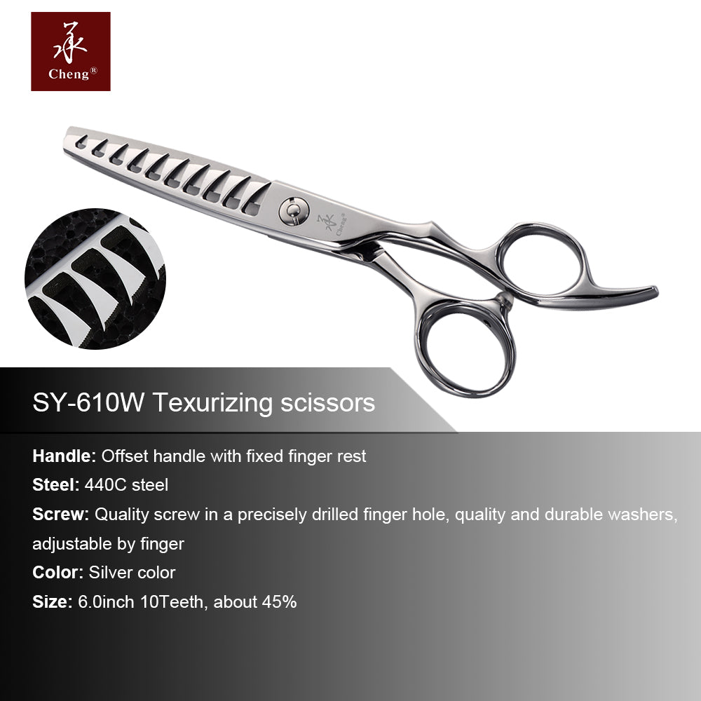 Cheng 440C Steel Professional Hair Cutting & Thinning Scissors SY