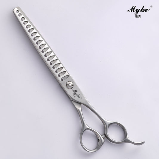 105-7018D Myke Professional Chunker scissors for pet grooming 7 Inch 18T about 40-45%