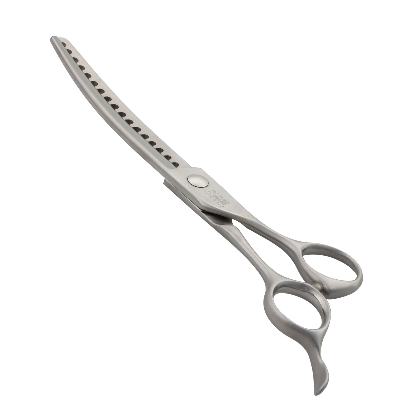 105-7018Q Professional Pet Grooming curve thinning Scissors 7 Inch 18T about=40-45%