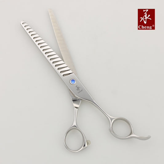 105-7018 7.0inch 18T Chunker Pet Grooming Shears Japanese 440C Steel about=45%