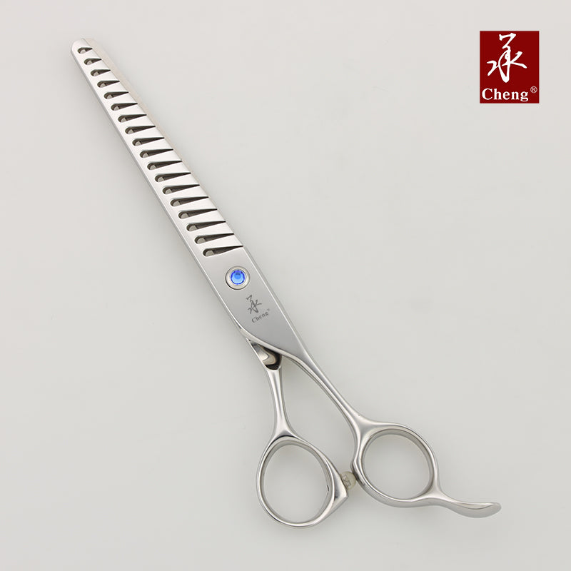 105-7018 7.0inch 18T Chunker Pet Grooming Shears Japanese 440C Steel about=45%