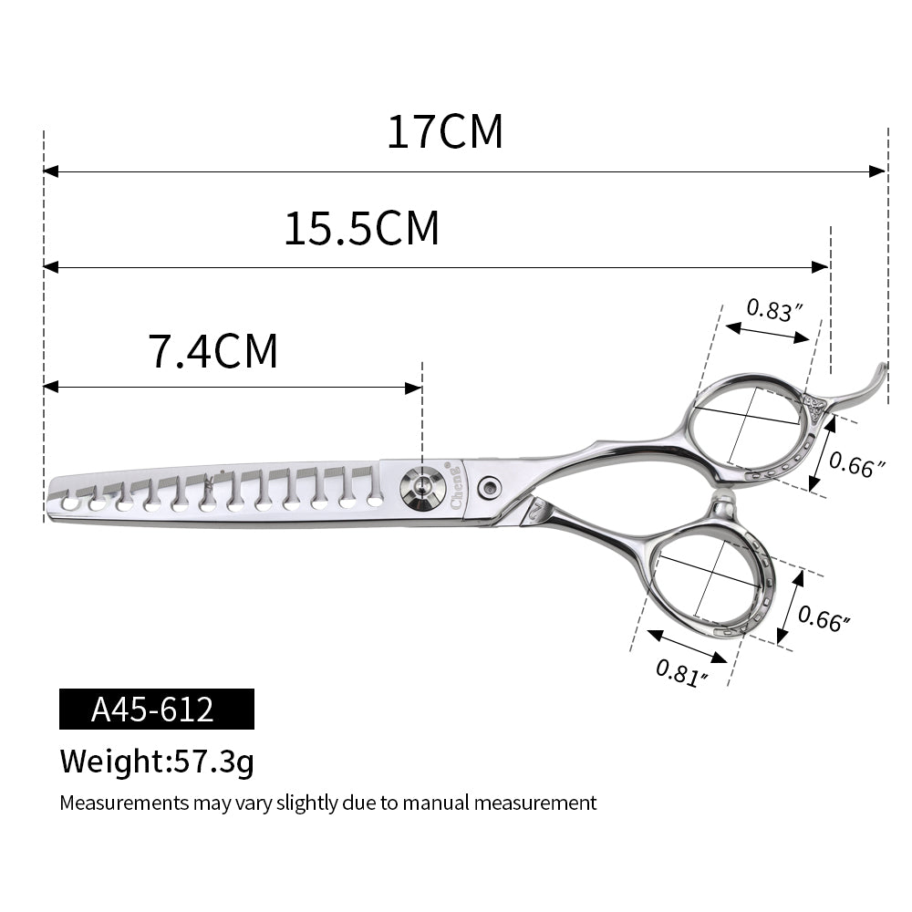 Cheng A45 Professional Hair Thinning Scissors for Blending and Texturizing High quality Japanese steel Kingo Line