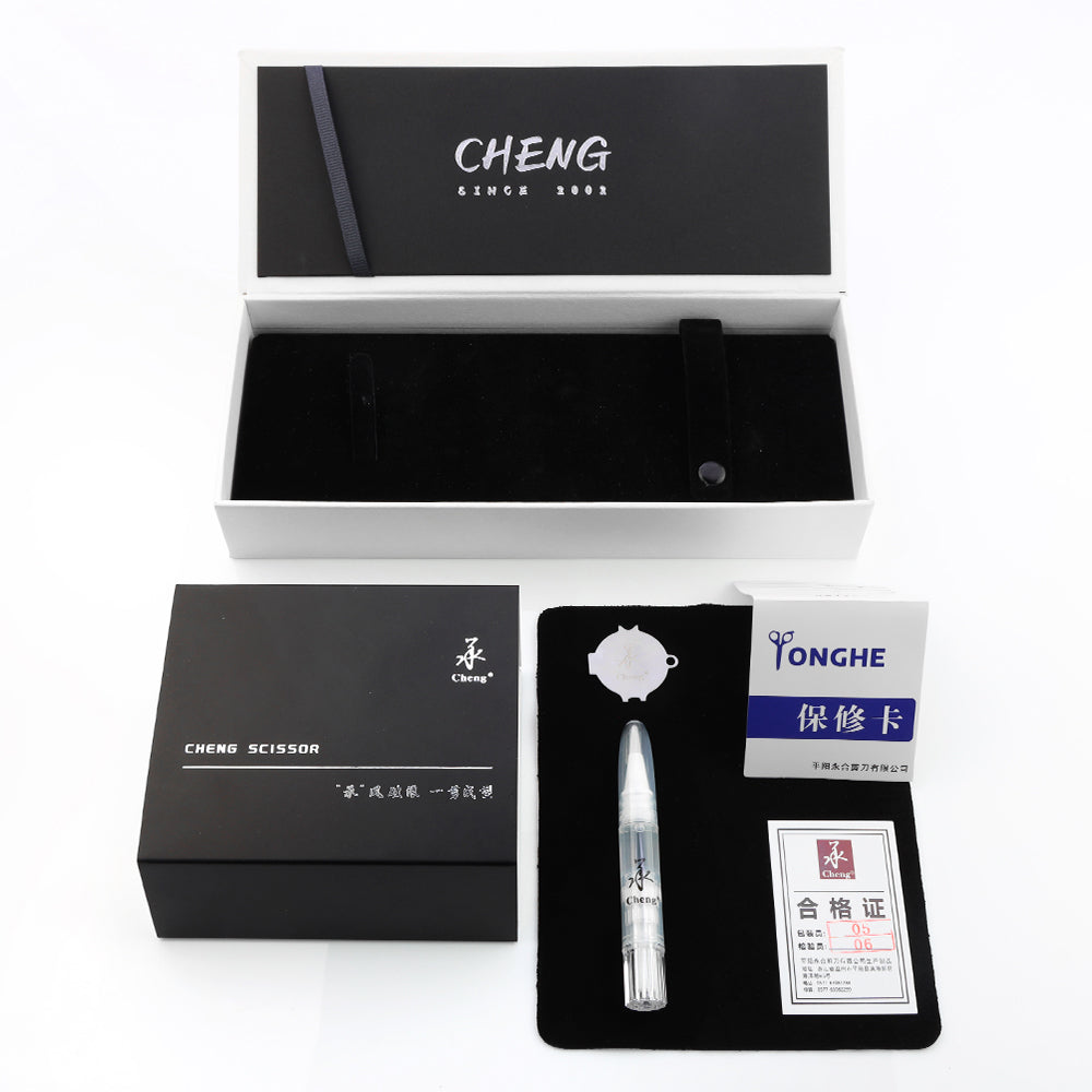Cheng A45 Professional Hair Thinning Scissors for Blending and Texturizing High quality Japanese steel Kingo Line