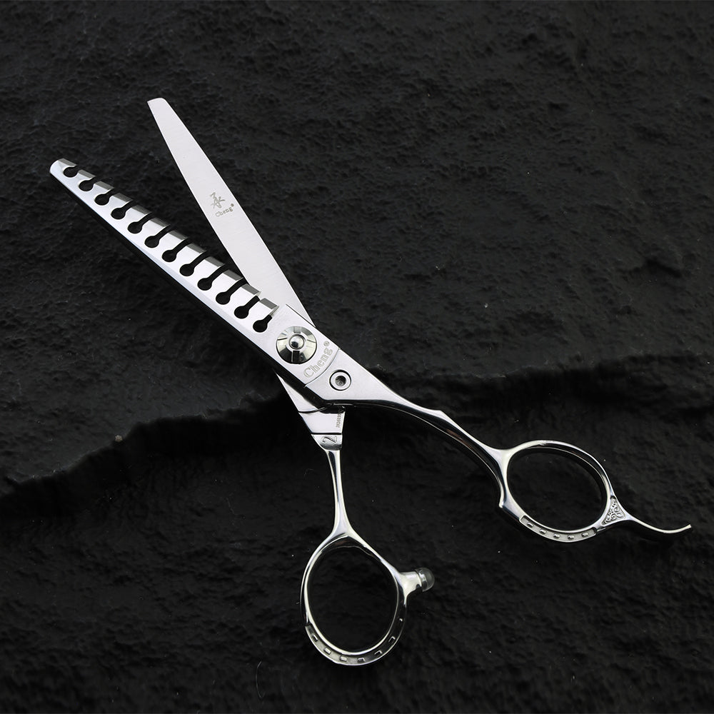 Cheng A45 Professional Hair Thinning Scissors for Blending and Texturizing High quality Japanese steel Kingo Line
