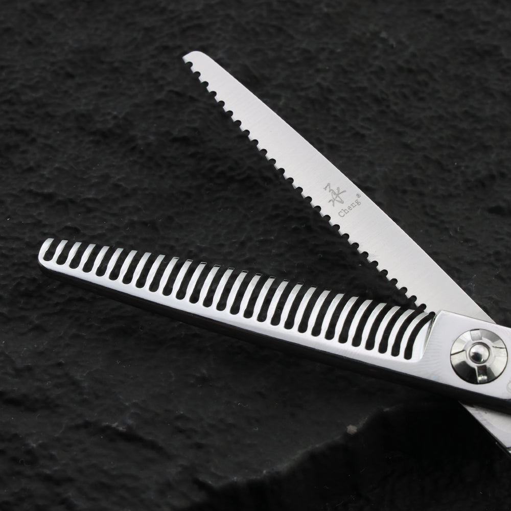 Cheng A45 Professional Hair Thinning Scissors for Blending and Texturizing High quality Japanese steel Kingo Line