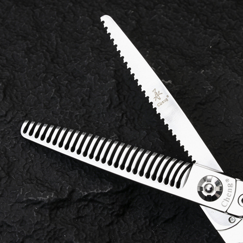 Cheng A45 Professional Hair Thinning Scissors for Blending and Texturizing High quality Japanese steel Kingo Line