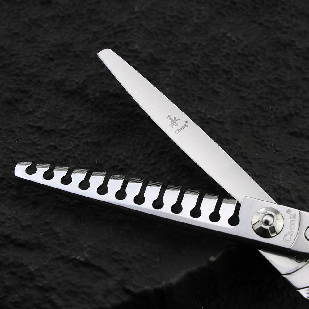 Cheng A45 Professional Hair Thinning Scissors for Blending and Texturizing High quality Japanese steel Kingo Line