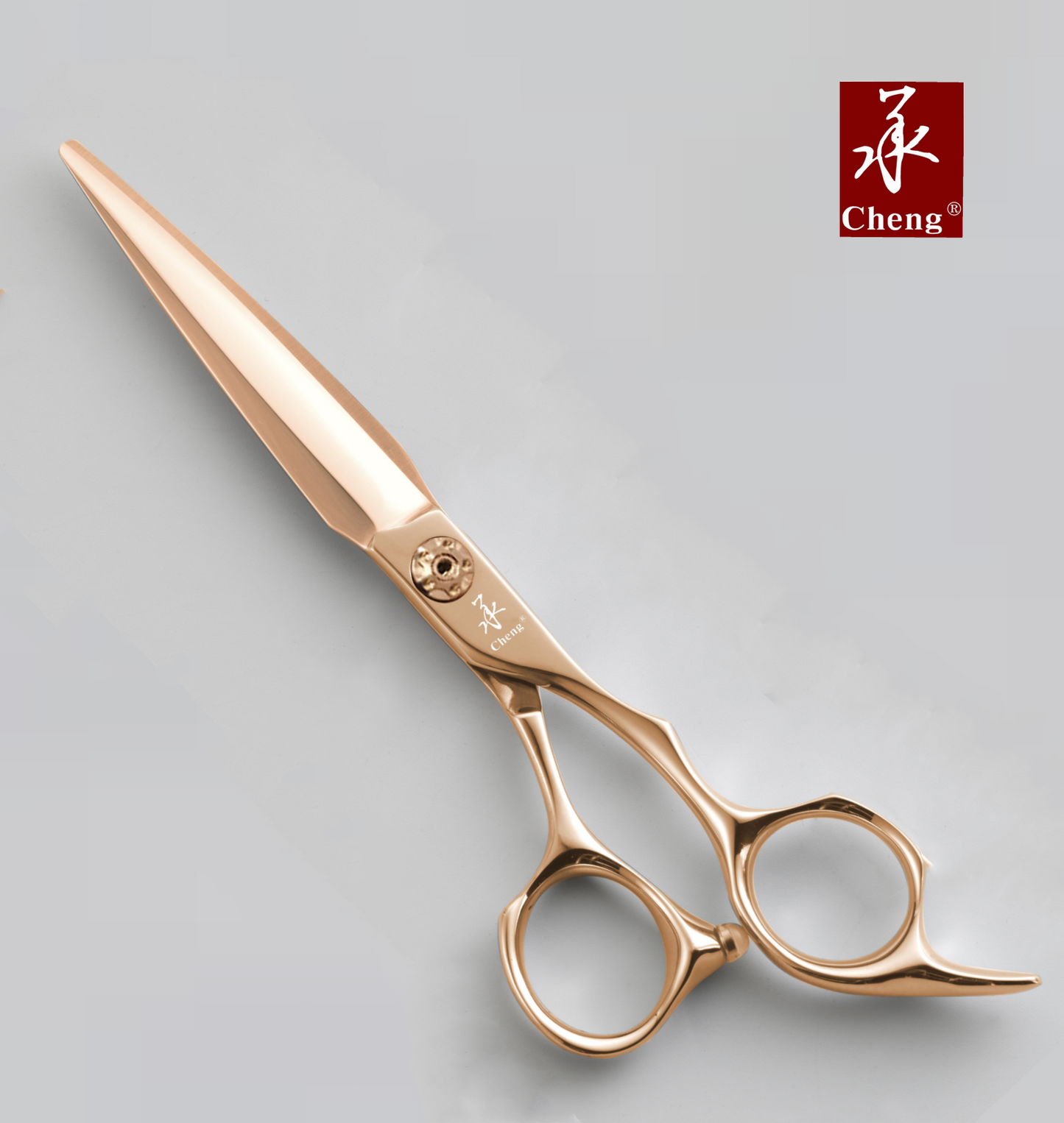 A1-6.3GD Hair Cutting Scissors 6.3 Inch Rose Gold Color