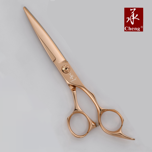 A1-6.3GD Hair Blunt Multi-Cutting Scissors 6.3 Inch Rose Gold Color