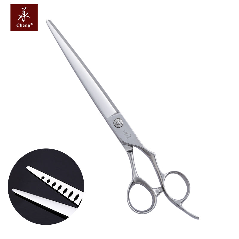 A34-7517DN Professional Pet Grooming Reversible Straight Thinning Scissors 7.5 Inch 17T