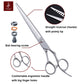 A34-7517DN Professional Pet Grooming Reversible Straight Thinning Scissors 7.5 Inch 17T