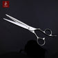 A34-7517DN Professional Pet Grooming Reversible Straight Thinning Scissors 7.5 Inch 17T