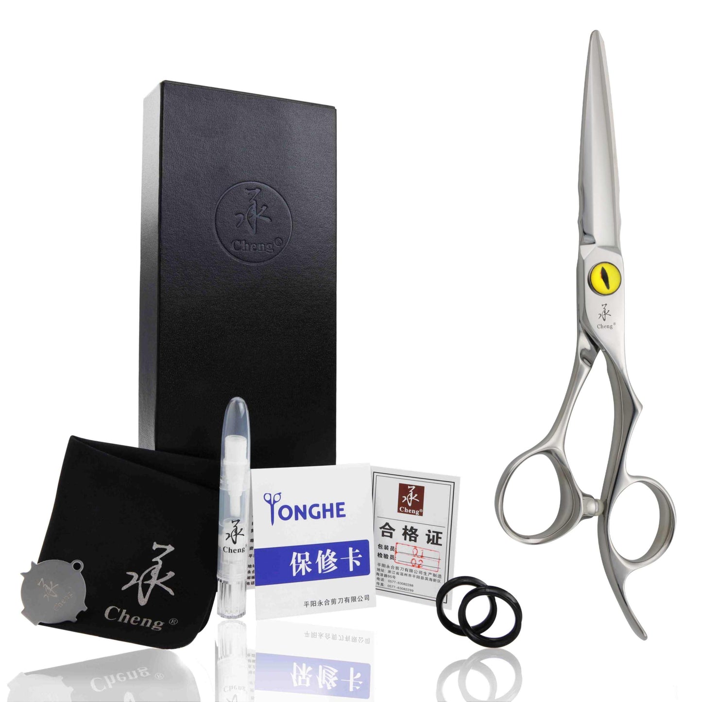 The Spiritual Eye Line of Cheng Scissors A37-60 The Spiritual Eye  Collection 6.0'' Hair Cutting SALON TOOLS