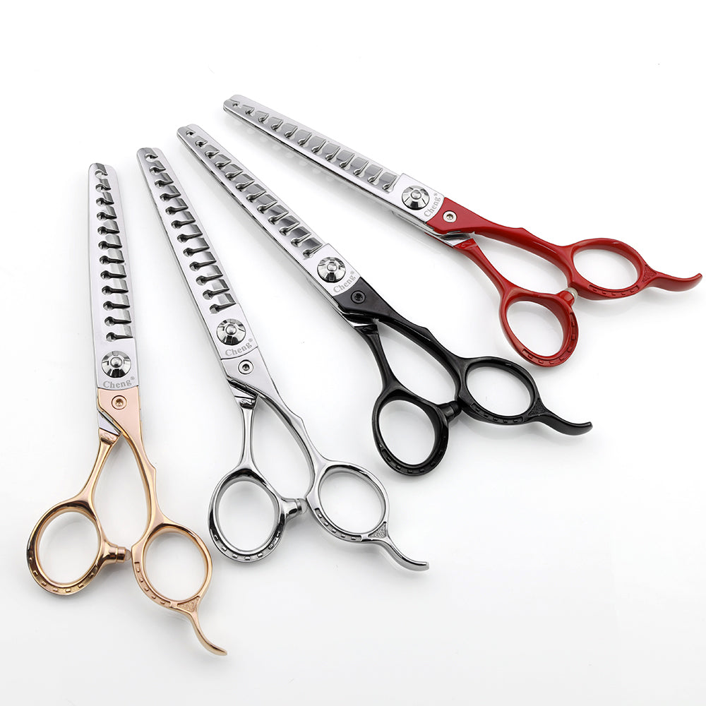 Cheng A45 Professional Hair Thinning Scissors for Blending and Texturizing High quality Japanese steel Kingo Line
