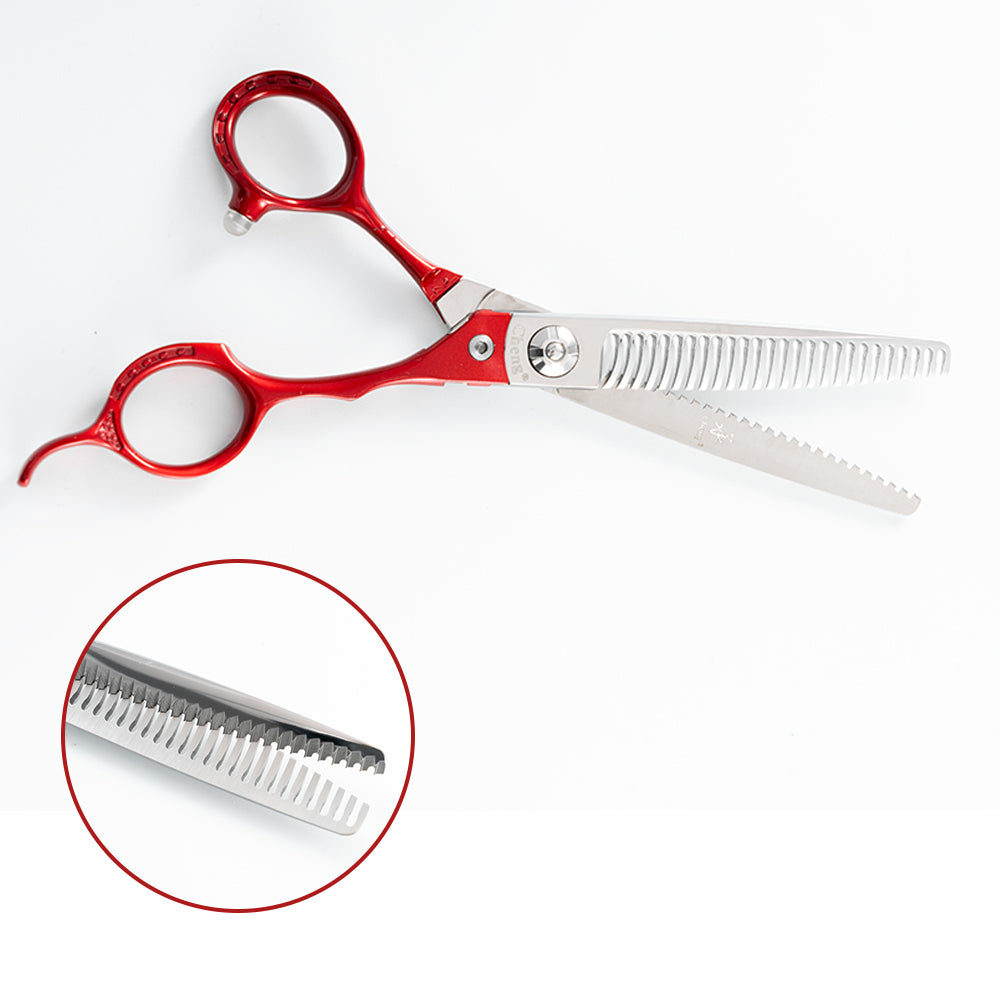Cheng A45 Professional Hair Thinning Scissors for Blending and Texturizing High quality Japanese steel Kingo Line