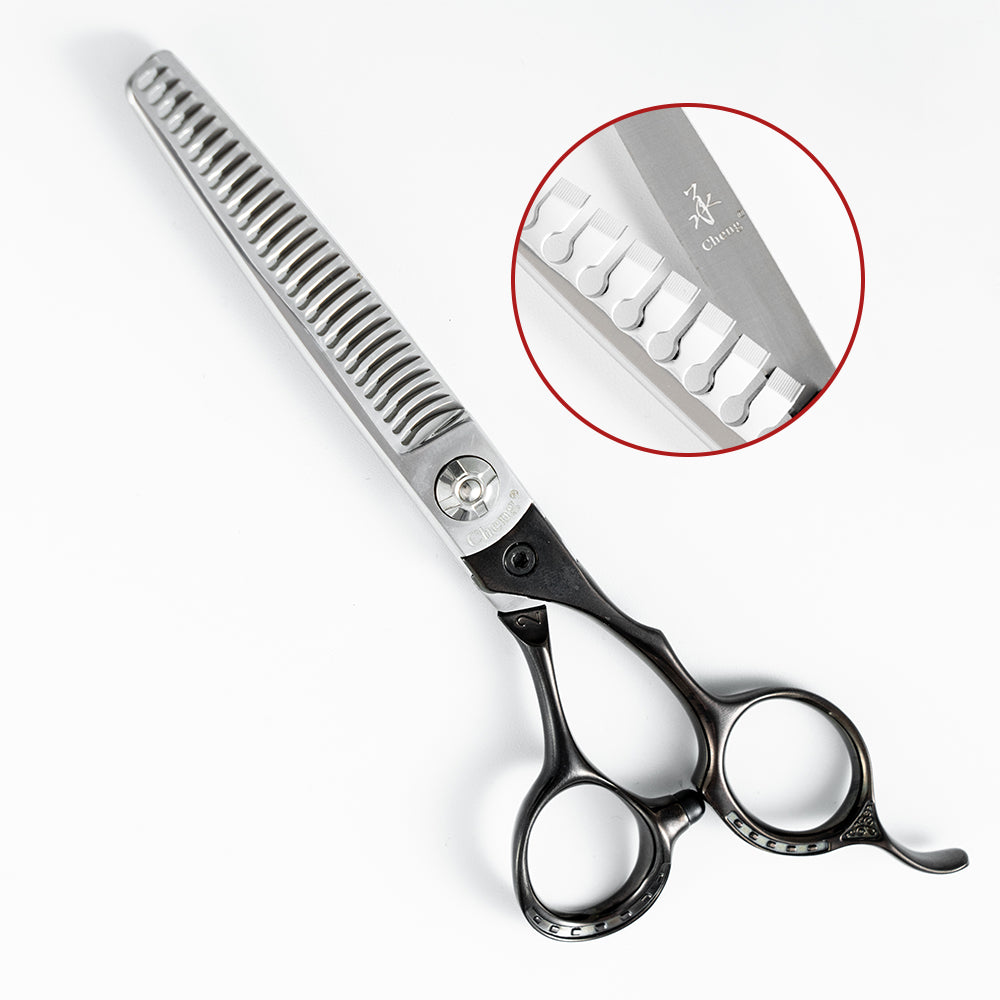 Cheng A45 Professional Hair Thinning Scissors for Blending and Texturizing High quality Japanese steel Kingo Line