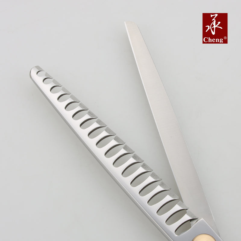 BF-7018DW Premium Professional Pet Grooming Thinning Scissors 7.0 Inch 18T about=65-70%