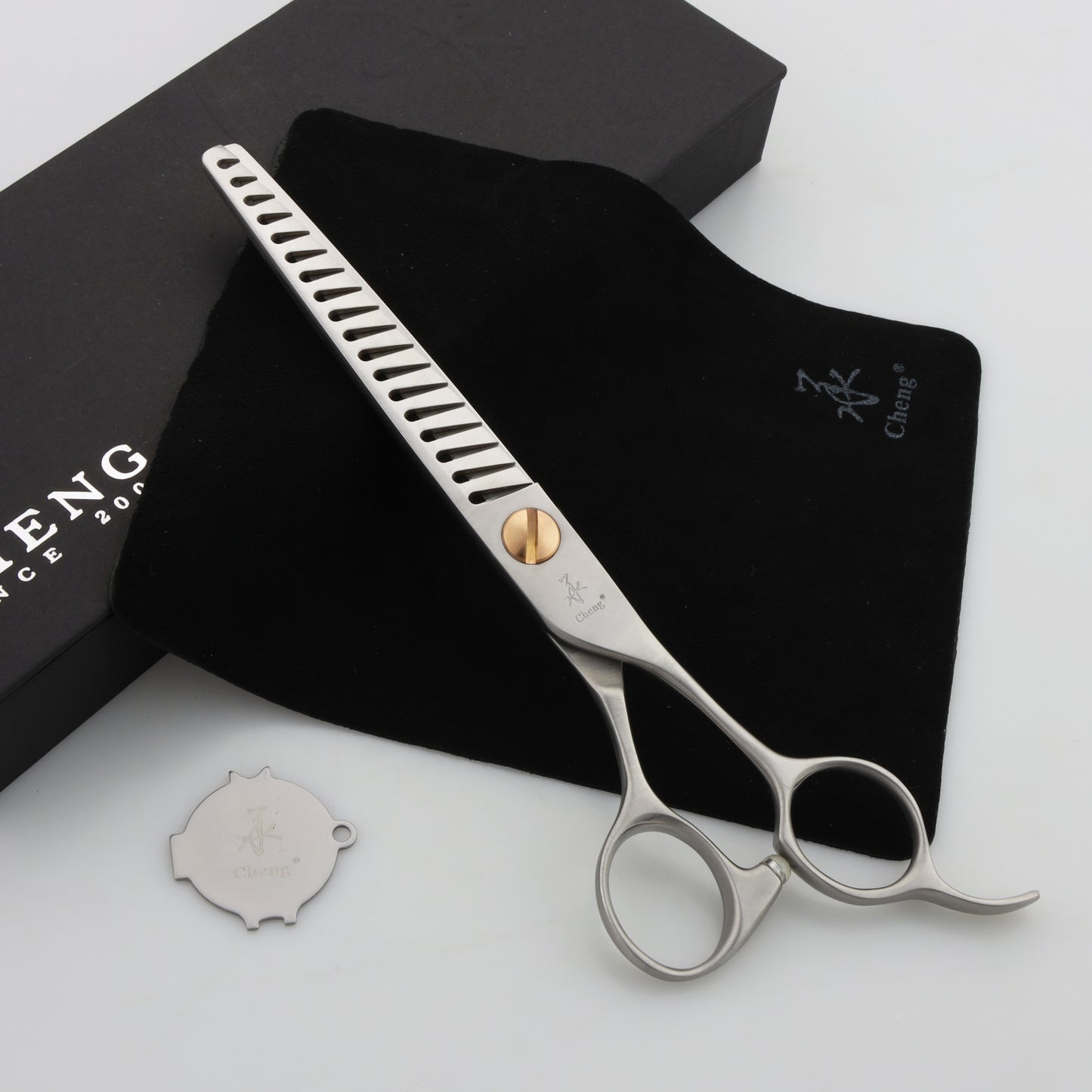 BF-7018DW Professional Pet Grooming Thinning Scissors 7.0 Inch 18T about=65-70%