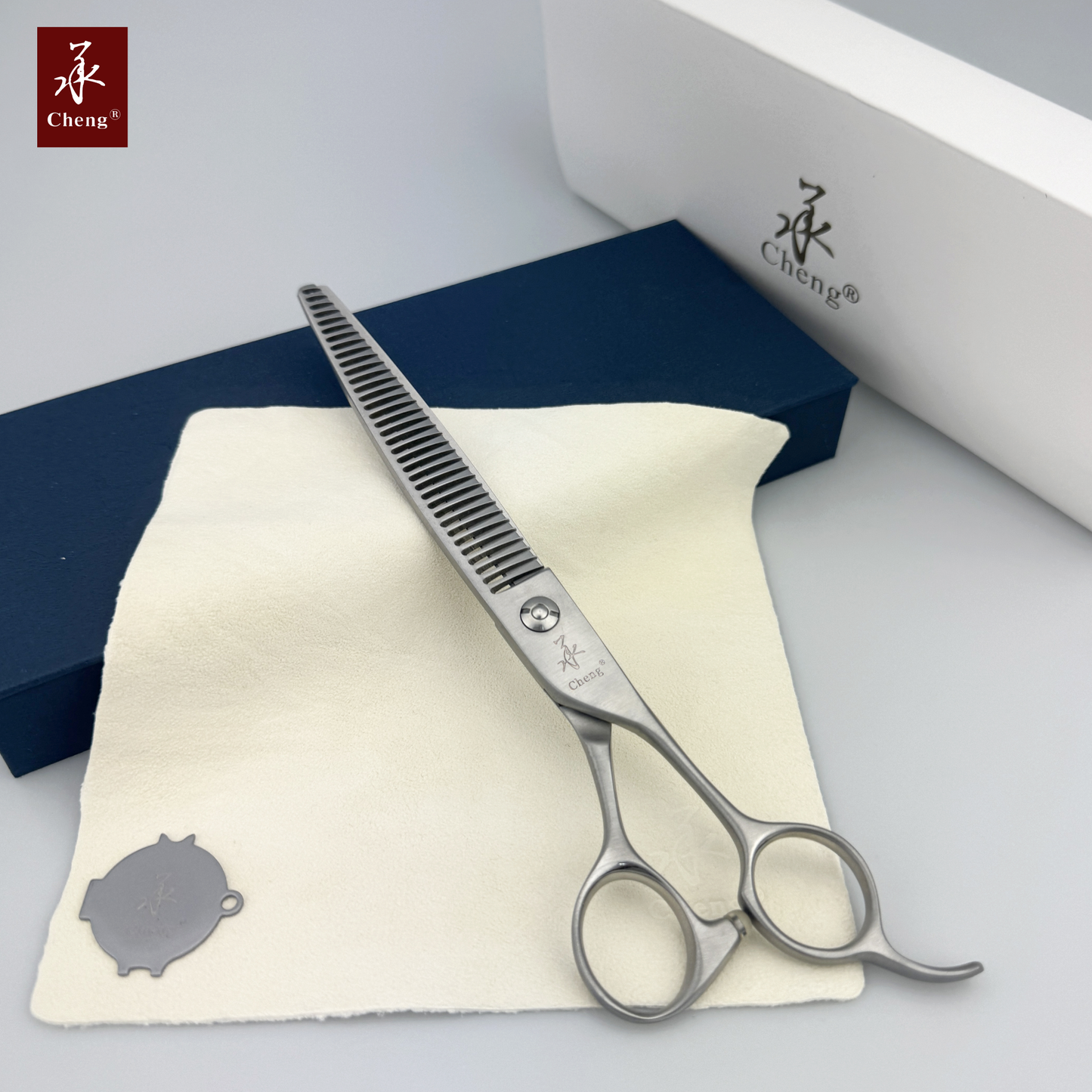 BF-8035C Premium Professional Pet Grooming Thinning Scissors 8.0 Inch 35T about=30%