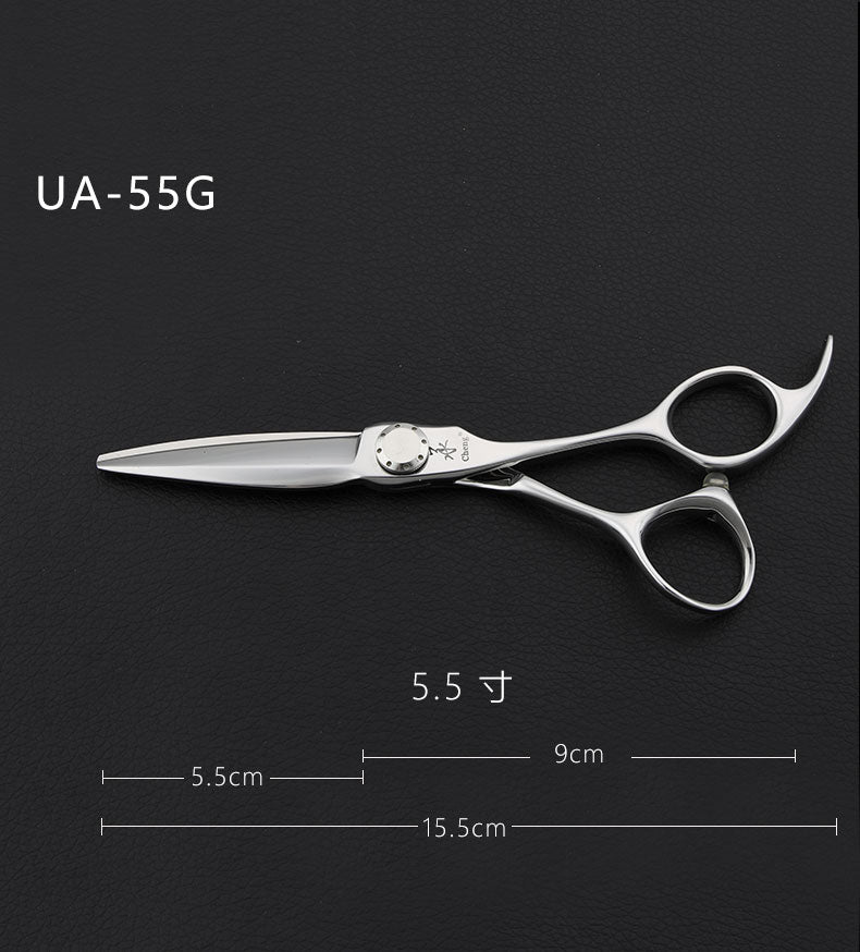 CUA-60G 5.5" 6.0" Beauty Sliding Hair cutting Scissors 440C