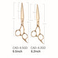 NEW CAD-6.2GD 6.2Inch/ 6.5Inch Hair Cutting Scissors Rose Gold Color