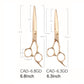 NEW CAD-6.3GD 6.3Inch/ 6.8Inch Hair Cutting Scissors Rose Gold Color