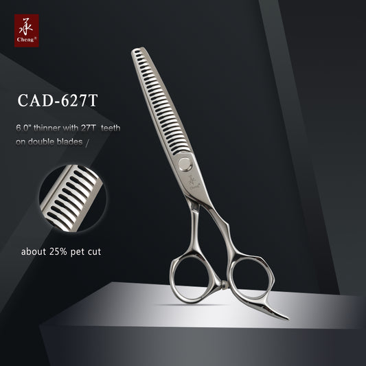 CHENG C-AAD-627XS Ciseaux à cheveux Cheng 2022 Nouveau Japon 6,0 pouces 2022 Nouveau style de poignée