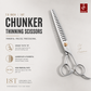 BF-7018DW Premium Professional Pet Grooming Thinning Scissors 7.0 Inch 18T about=65-70%