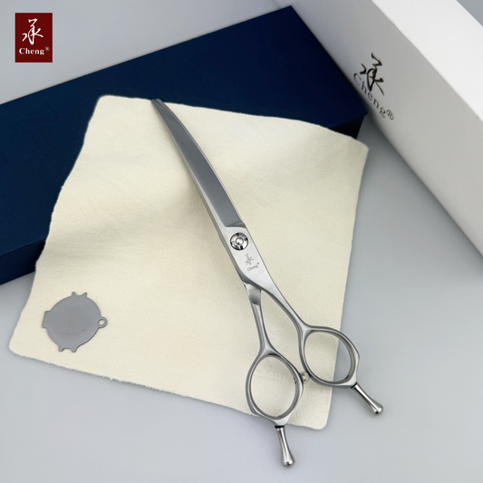LK-70Q Premium Professional Pet Grooming curve Scissors 7.0 Inch