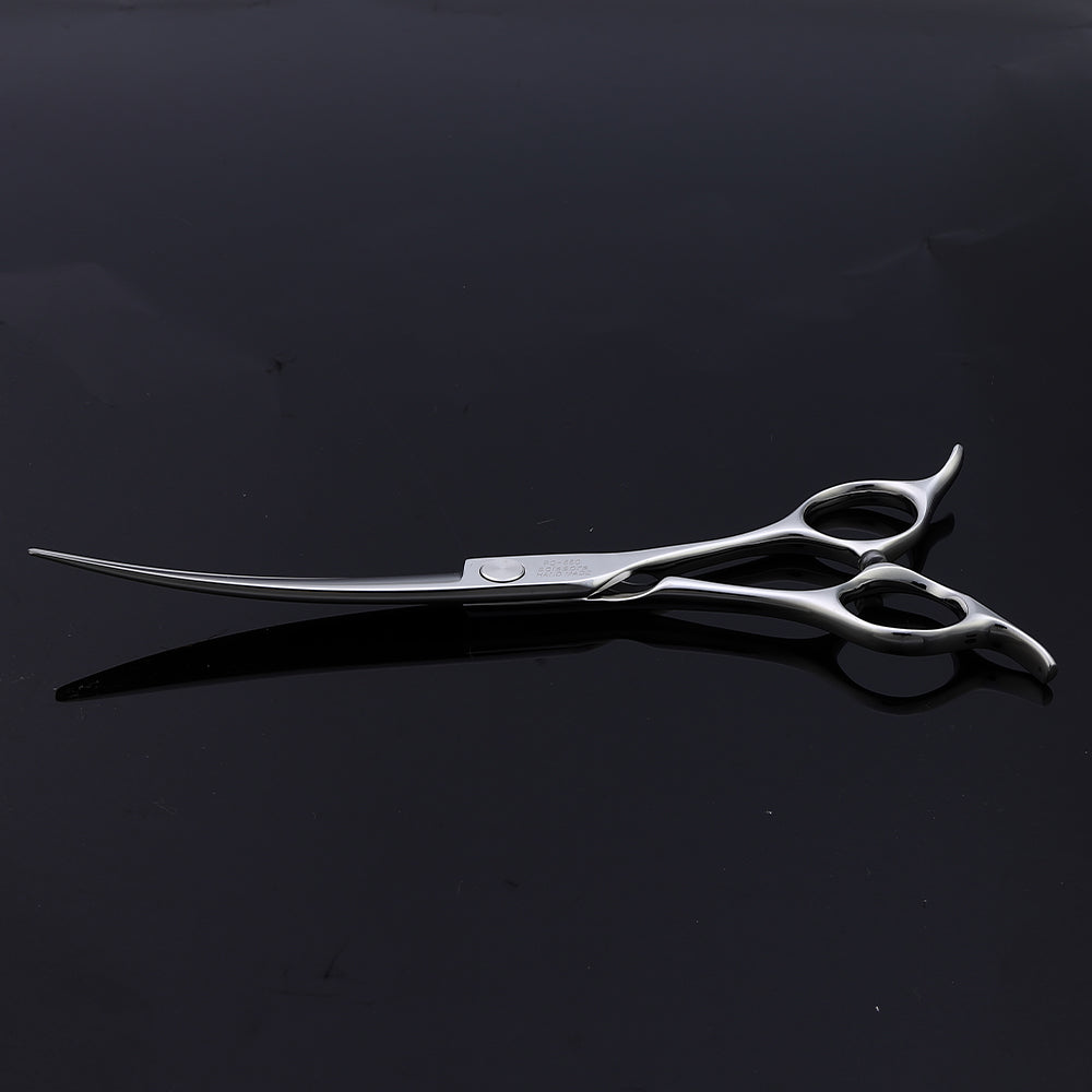 PQ-65Q Professional Pet Grooming Curved Scissors 6.5 Inch Slim Curved Shears High Cobalt Steel