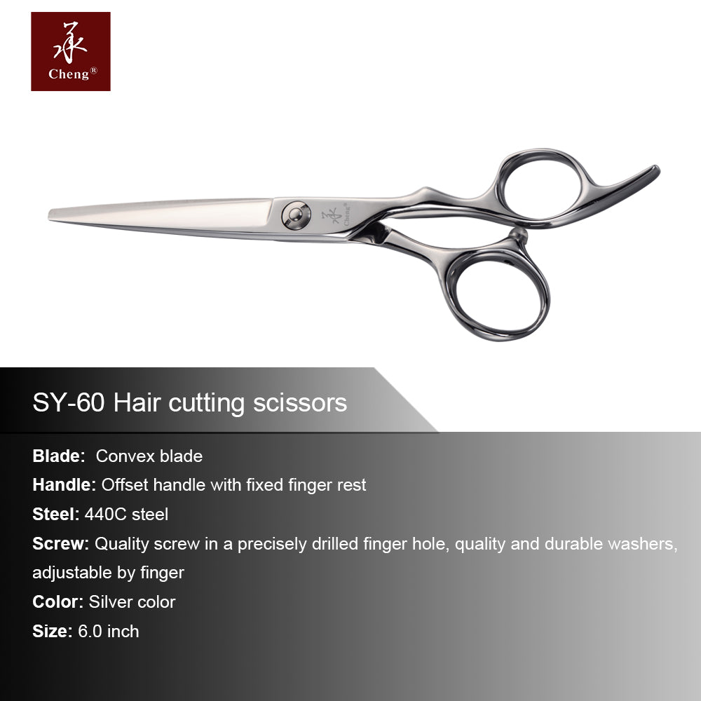 Cheng 440C Steel Professional Hair Cutting & Thinning Scissors SY