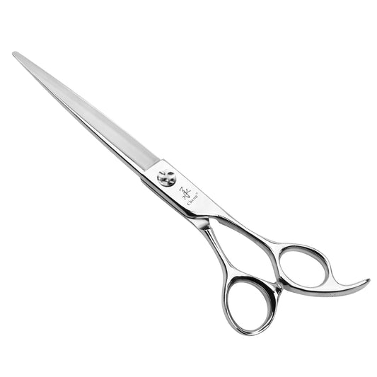 Cheng UA-70K 7.0 Inch Professional Hair Cutting Scissors Super High Cobalt Powder Steel Silver