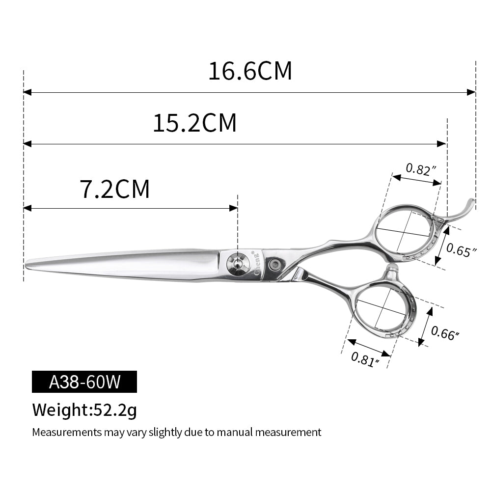 Cheng A38-60W 6.0 Inch Hair Cutting Scissors Japanese High quality Japanese Steel Kingo Line